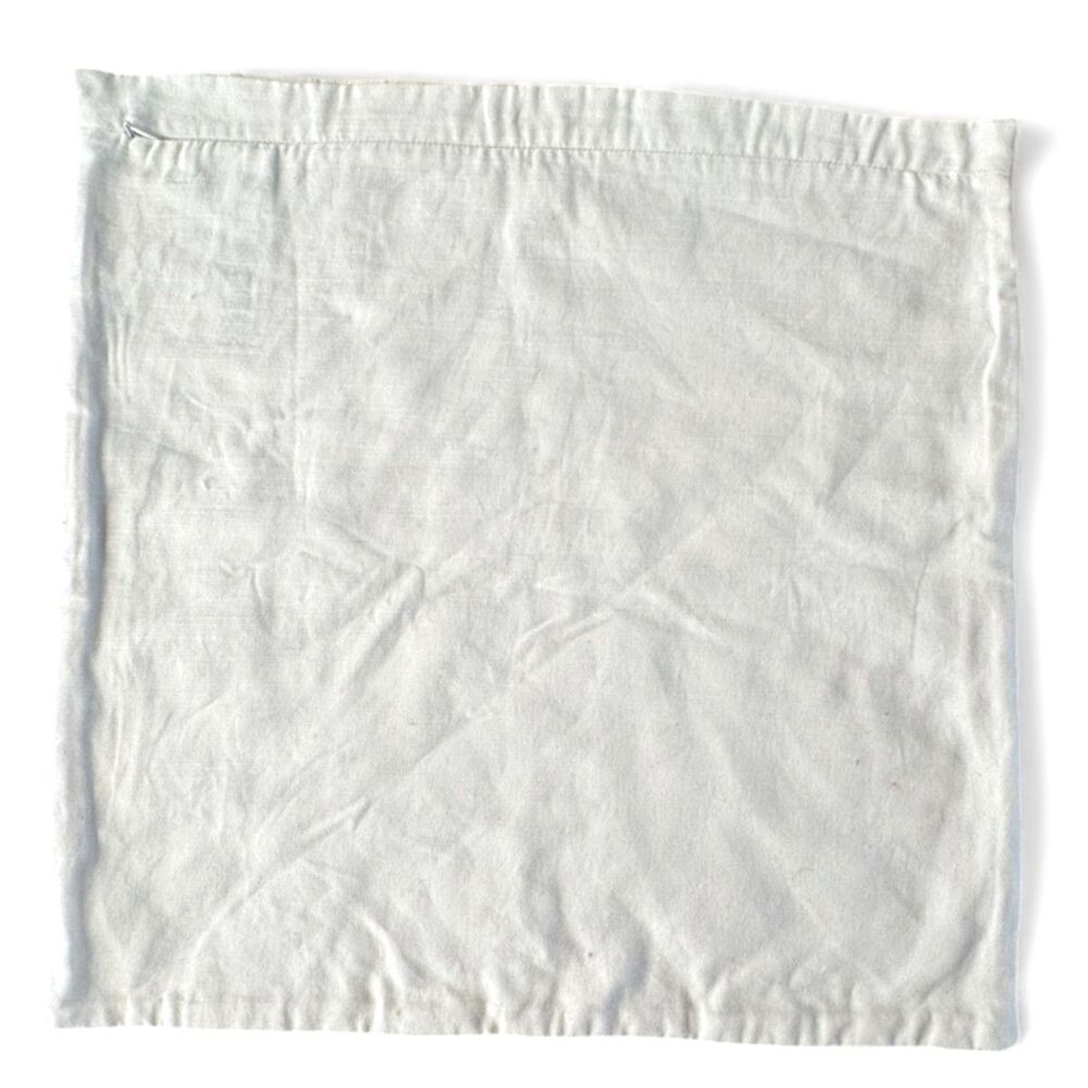 Pottery Barn Atlantic Applique Pillow Cotton Linen Blend Square 20" Square - Picture 2 of 11